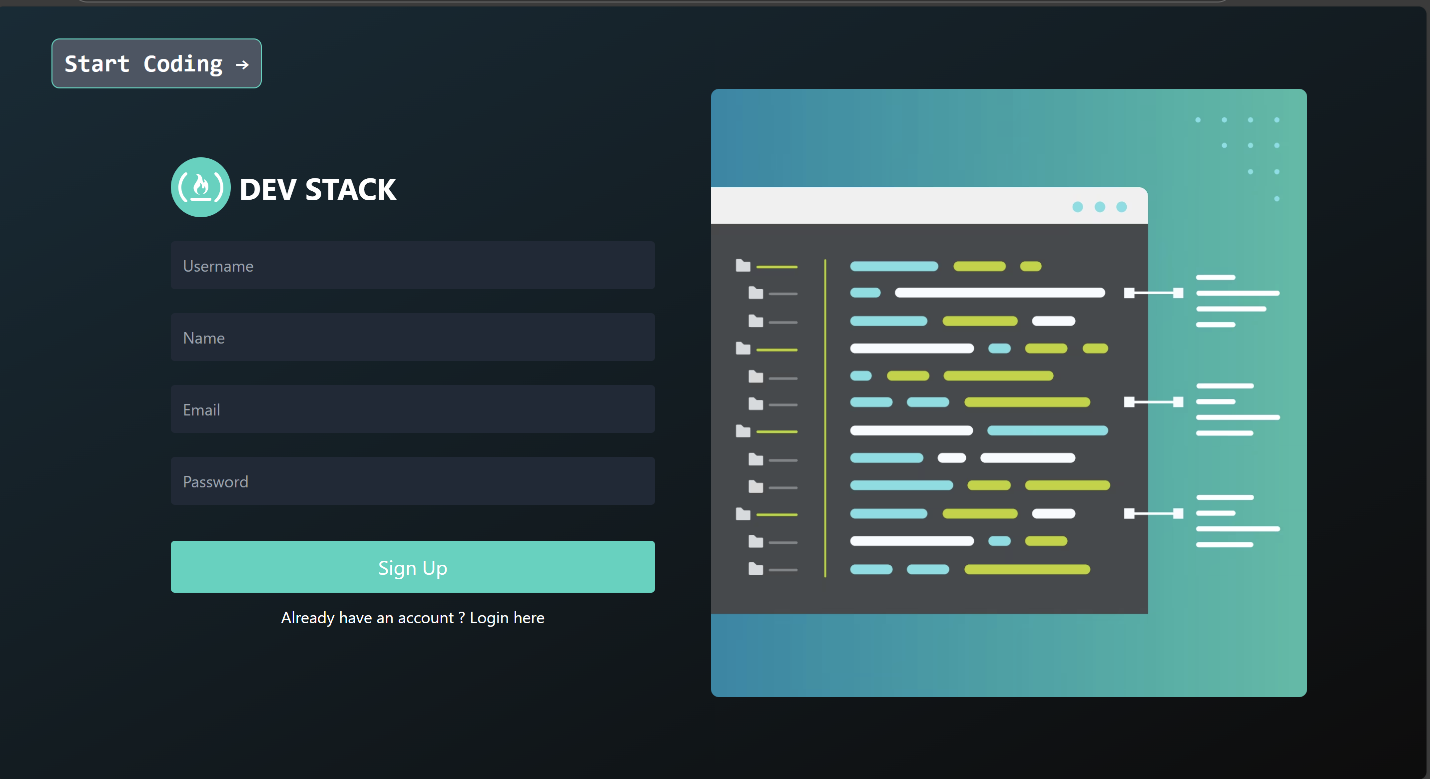Dev Stack- Online Code Editor